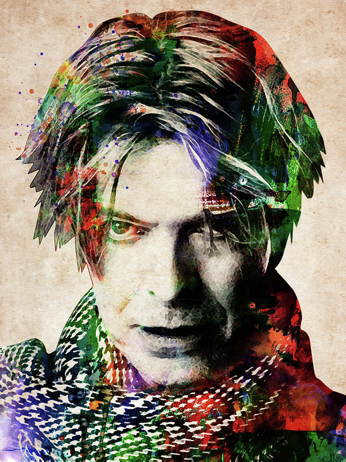 David Bowie portrait Digital Art by Mihaela Pater