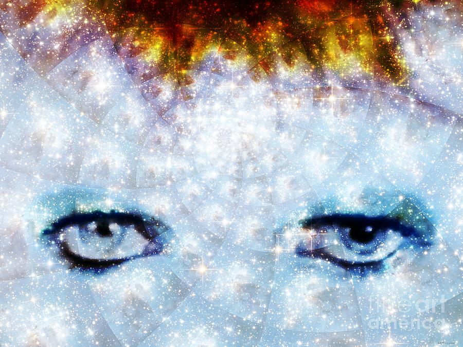 David Bowie / Stardust Digital Art by Elizabeth McTaggart