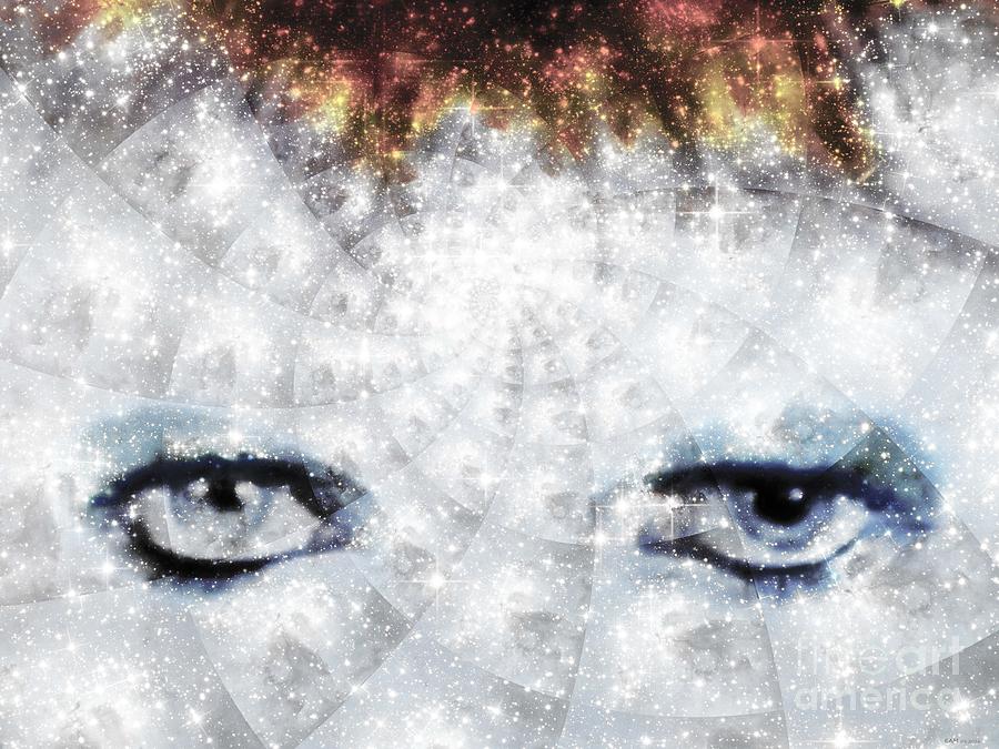 David Bowie / Stardust / muted colors  Digital Art by Elizabeth McTaggart