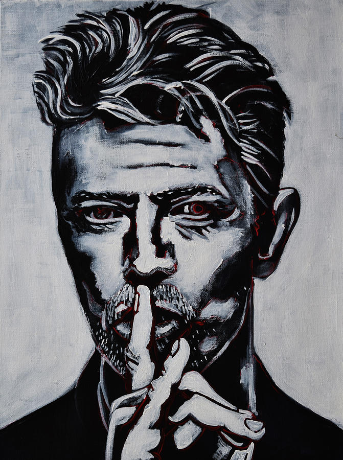 David Bowie Painting by Stephen Humphries