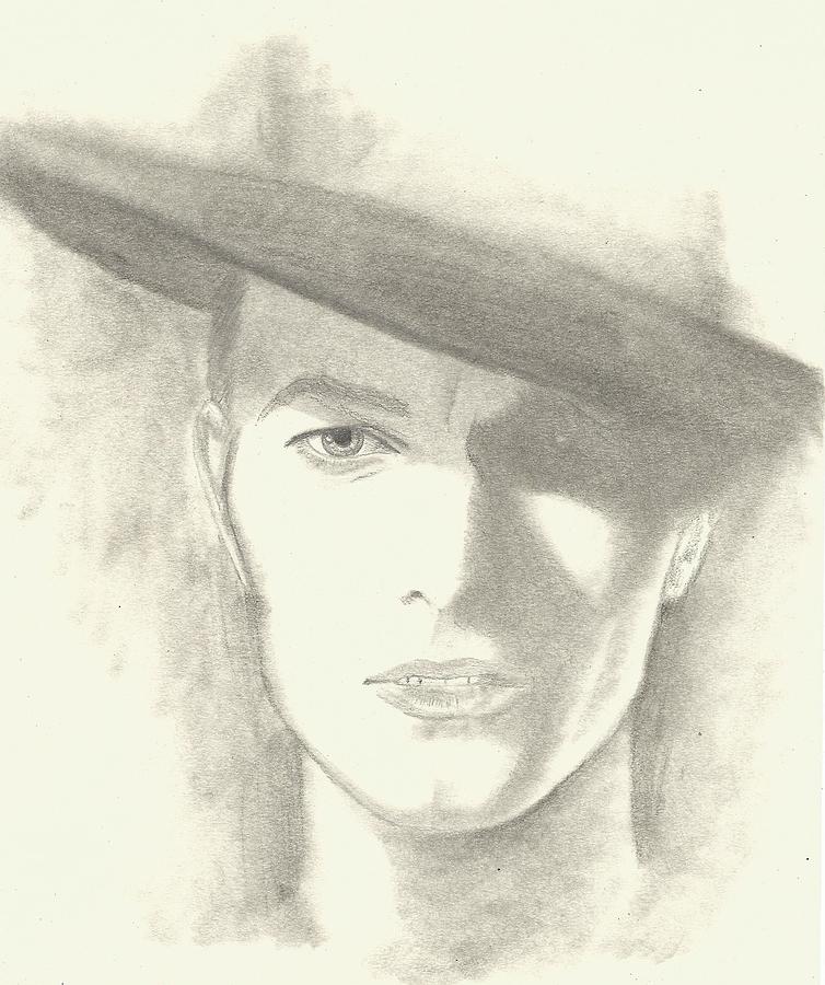 David Bowie The Man Who Fell To Earth Drawing