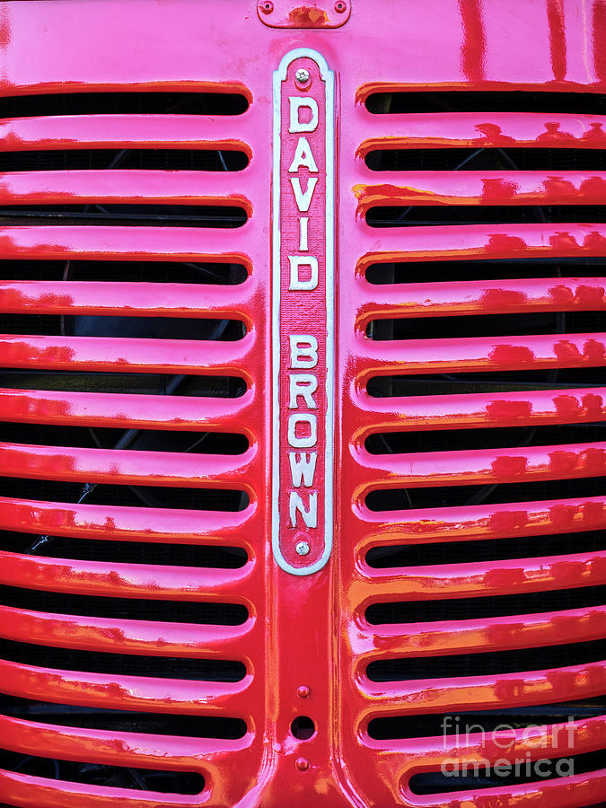 David Brown Tractor 01 Photograph by Rick Piper Photography