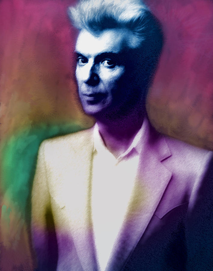 David Byrne Portrait Painting by Enki Art - Fine Art America