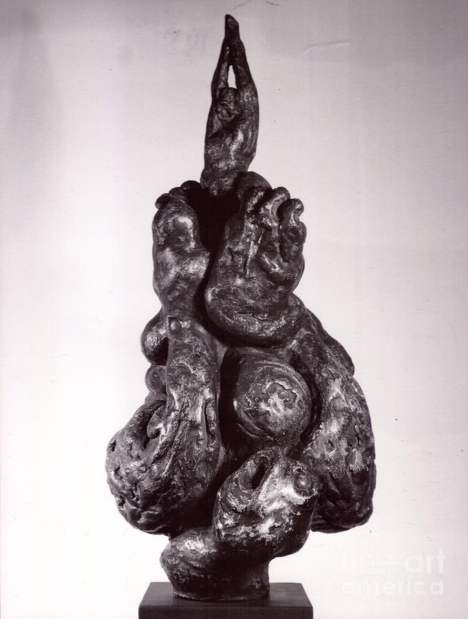 David/goliath Sculpture by Robert F Battles