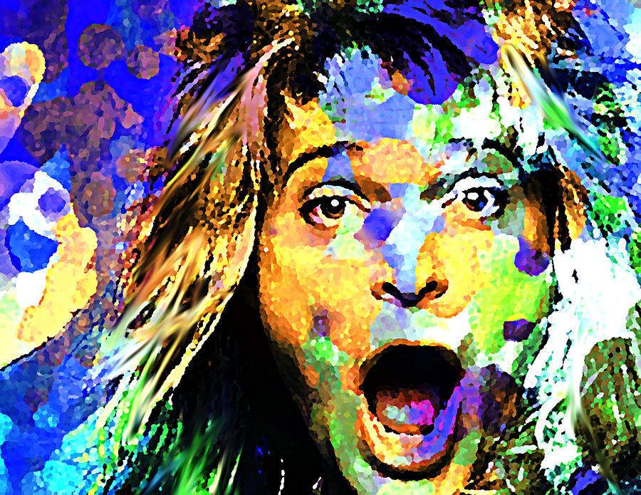 David Lee Roth Painting - David Lee Roth by Enki Art David Lee Roth Painting - David Lee Roth by Enki Art