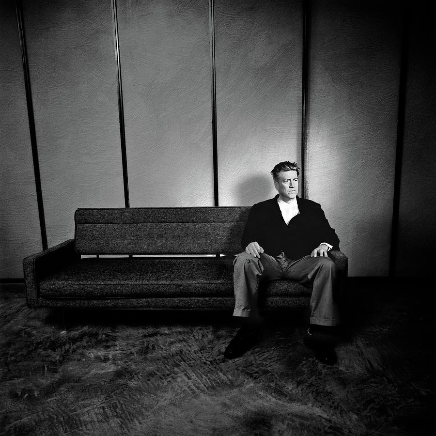 David Lynch Red Room in BW Photograph by YoPedro