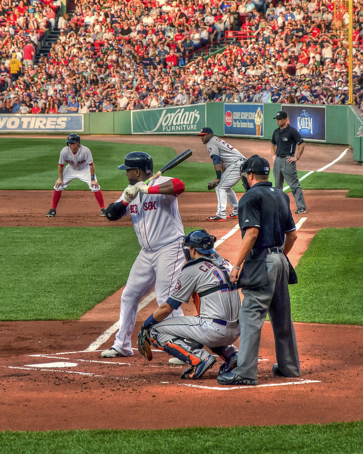 Boston Red Sox Photograph - David Ortiz - Boston Red Sox  by Joann Vitali