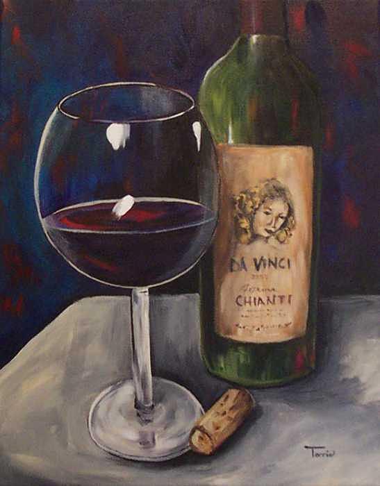 DaVinci Chianti - SOLD Painting by Torrie Smiley