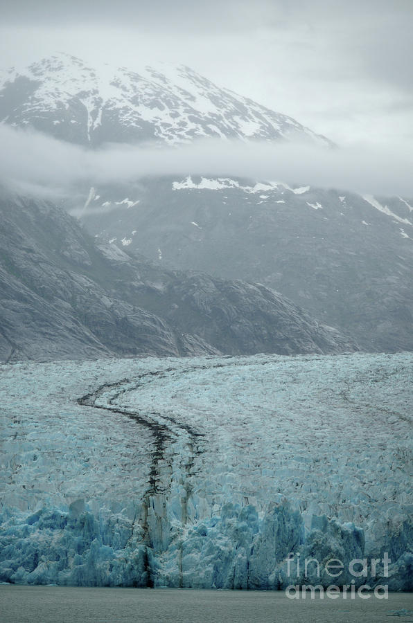 Dawes Glacier Endicott Arm Fjord v Photograph by Rick Bures