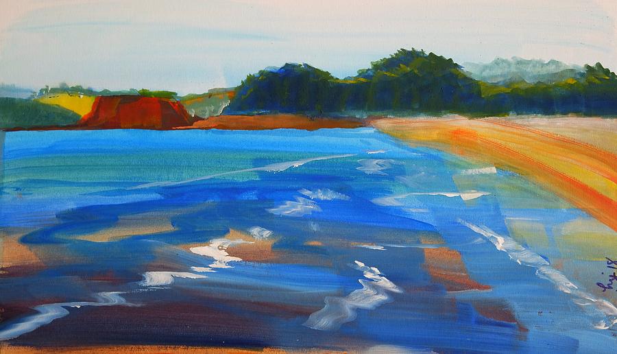 Dawlish Warren Beach Painting Painting