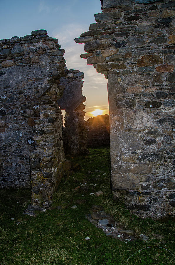 Dawn Among the Ruins County Sligo Ireland Photograph by Bill Cannon