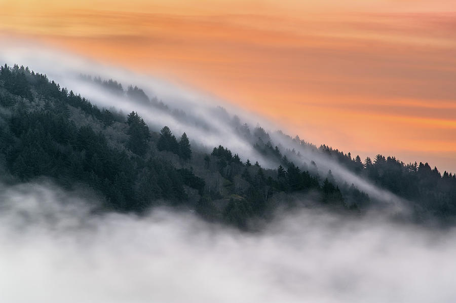 Dawn and Mists and Ridges Photograph by Greg Nyquist