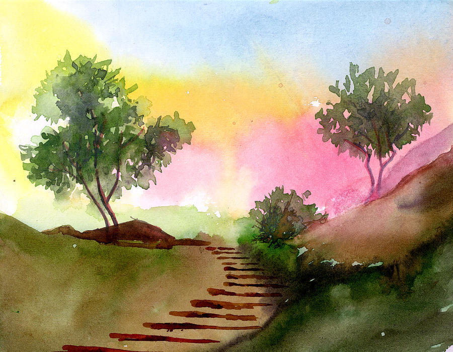 Dawn Painting by Anil Nene