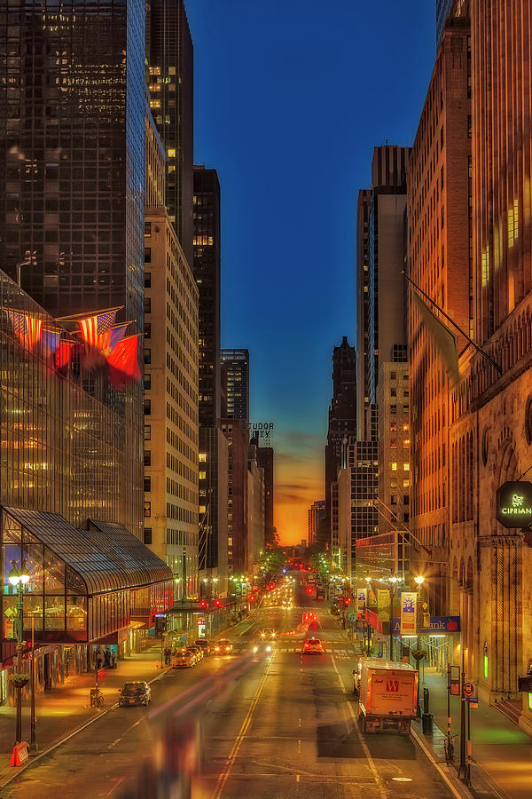 Dawn At 42nd Street NYC Photograph by Susan Candelario