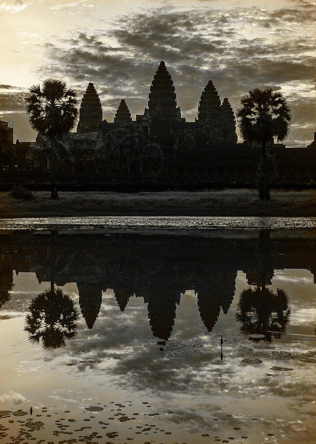 Dawn at Angkor Wat - #3 Photograph by Stephen Stookey