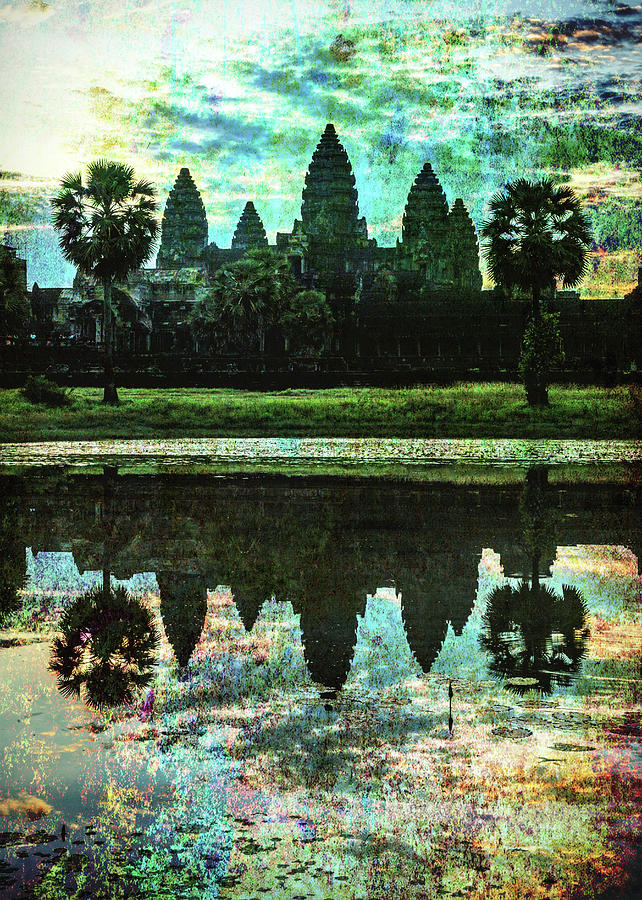 Dawn at Angkor Wat - #4 Photograph by Stephen Stookey