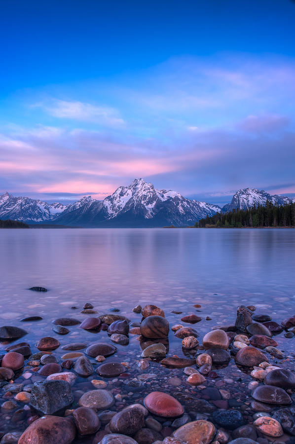 Dawn at Colter Bay Photograph by Philip Esterle - Fine Art America