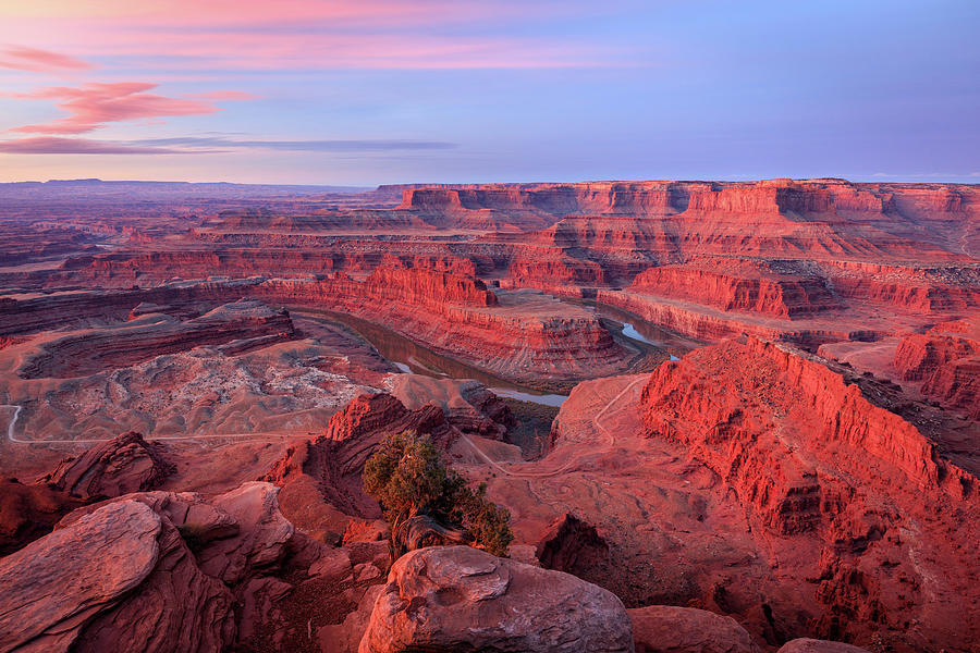 Landscape Photograph - Dawn at Dead Horse Point. by Wasatch Light