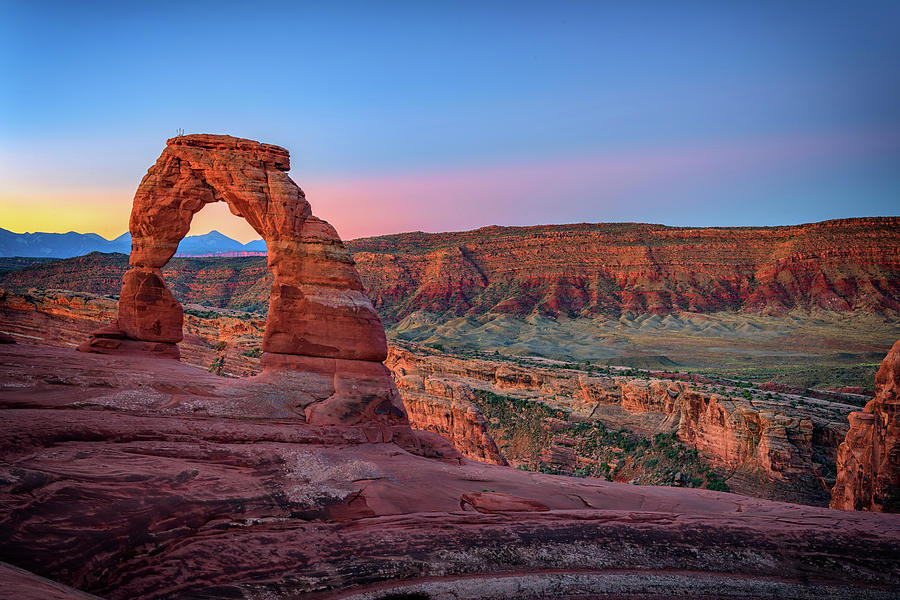 Arches National Park Photograph - Dawn at Delicate Arch by Rick Berk