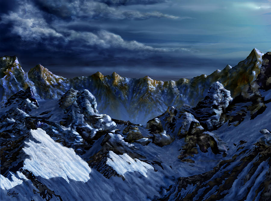 Dawn at Eagles Peak Digital Art by Curtiss Shaffer
