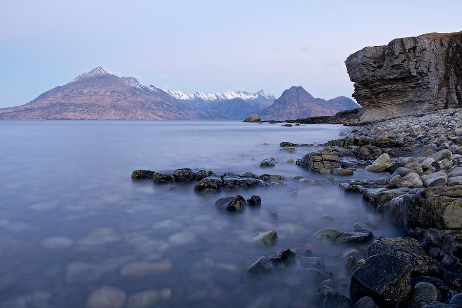 Dawn at Elgol Photograph by Stephen Taylor
