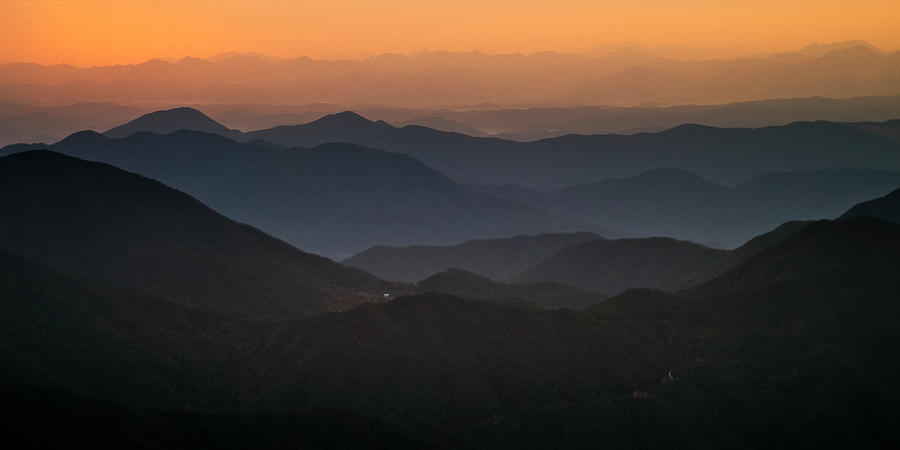 Dawn at Jirisan Photograph by Ng Hock How