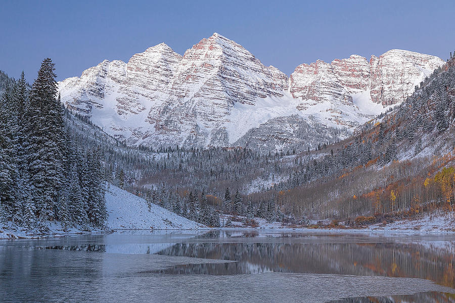 Dawn at Maroon Bells 2 Photograph by Jemmy Archer