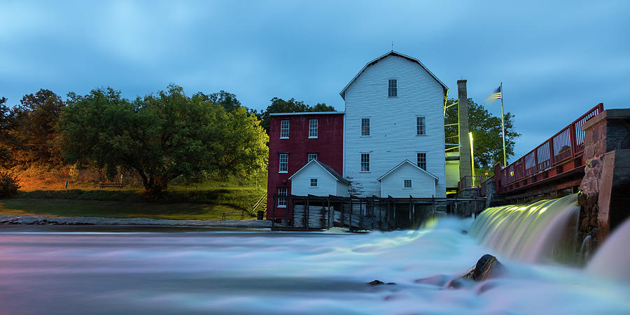 Dawn at Phelps Mill Photograph by Penny Meyers