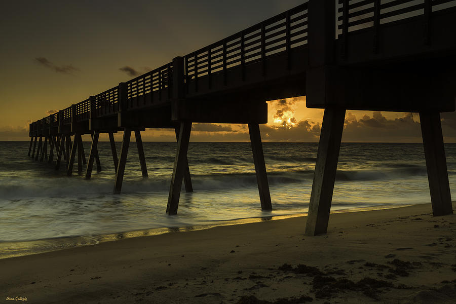 Dawn at the Pier Photograph by Fran Gallogly
