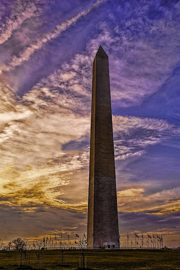 Daybreak at the Washington Monument Photograph by Nick Zelinsky Jr
