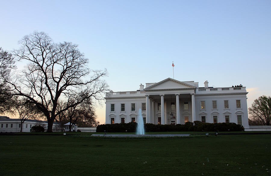 Dawn at the White House Photograph by Mary Haber