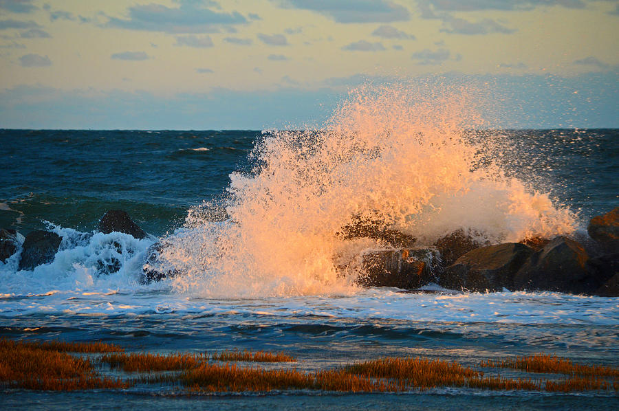 Dawn Breaking on Cape Cod Bay Photograph by Dianne Cowen Cape Cod Photography