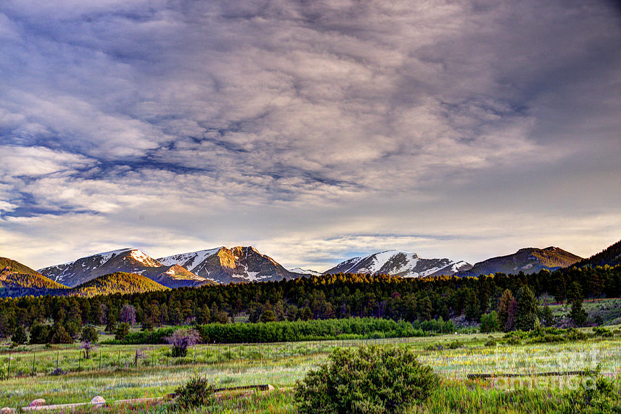 Dawn Breaks Over Rocky Mountain National Park Photograph by Jean Hutchison