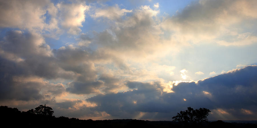 Dawn Breaks Over the Hill Country Photograph by Paul Huchton