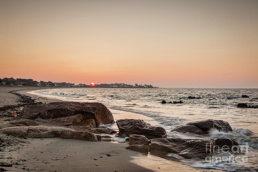 Dawn, Carnac Beach Photograph by Colin and Linda McKie