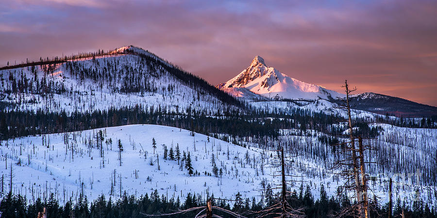 Dawn Colors Over Mount Washington Photograph