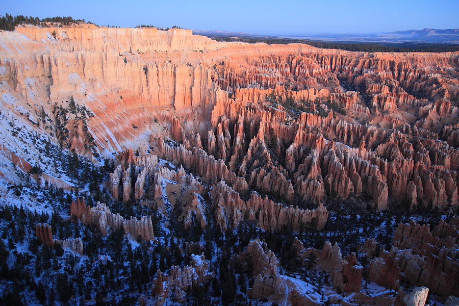 Winter Photograph - Dawn in Bryce Canyon by Pierre Leclerc Photography