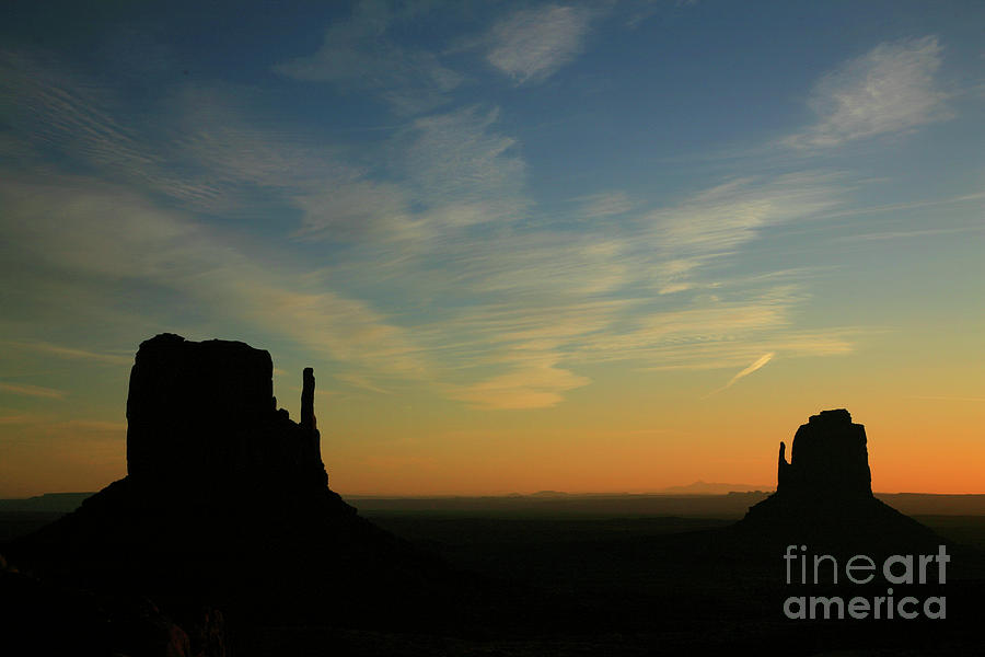 Dawn in Monument Valley Photograph by Timothy Johnson