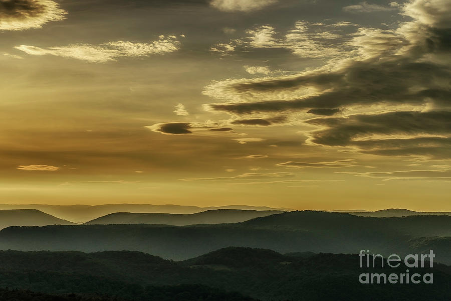 Dawn in the Allegheny Mountains Photograph by Thomas R Fletcher