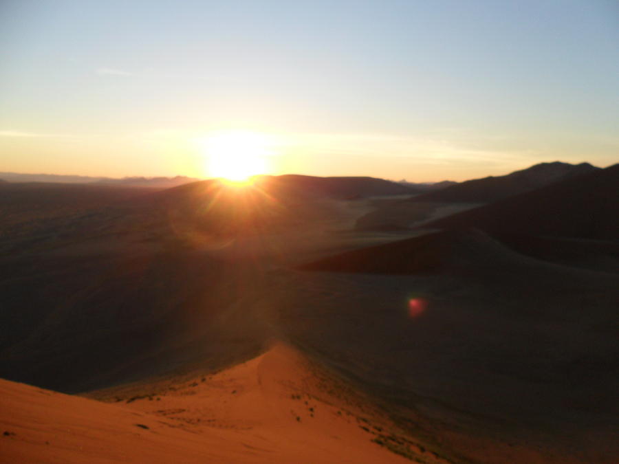 Dawn in the Desert Photograph by Joe  Burns