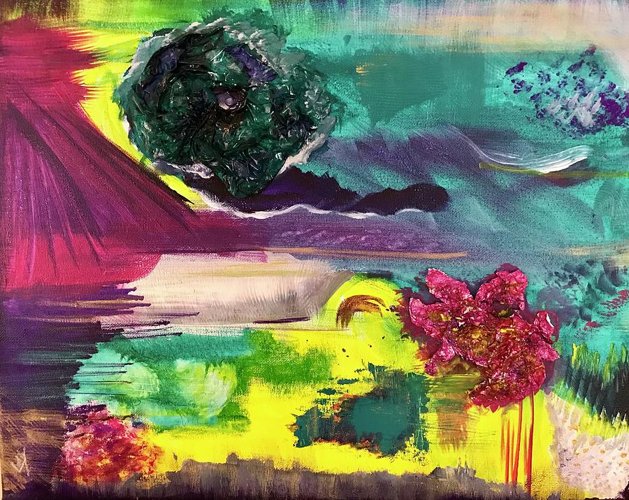 Dawn of Creation Painting by Laura Jaffe