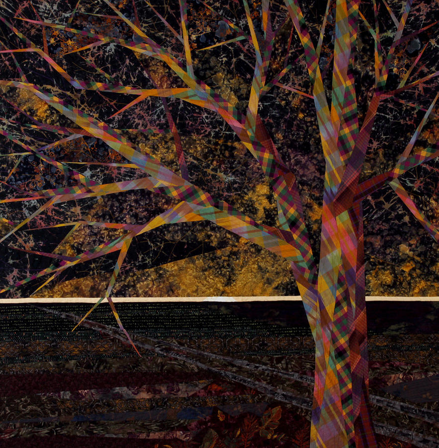 Landscape Tapestry - Textile - Dawn by Linda Beach Landscape Tapestry - Textile - Dawn by Linda Beach
