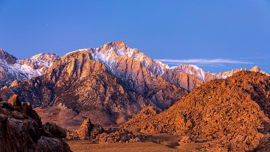 Dawn, Lone Pine Peak Photograph by Dan Holmes - Pixels