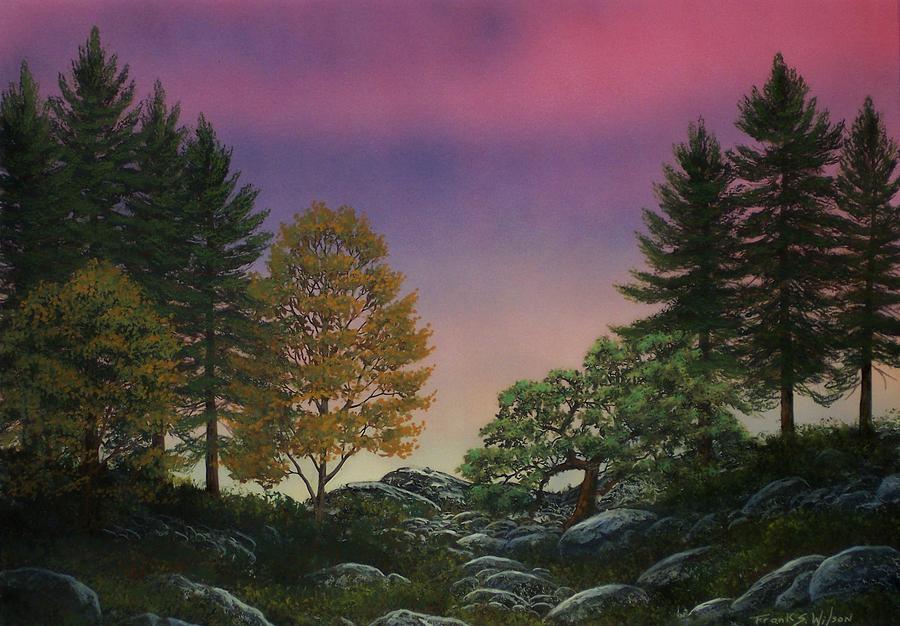 Mountain Painting - Dawn Of Day by Frank Wilson