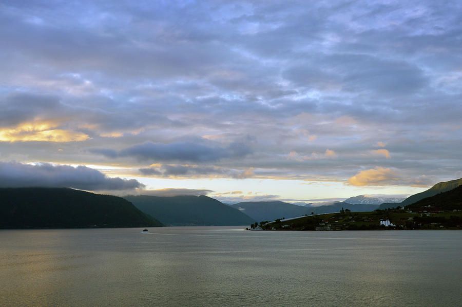 Dawn On Sognefjorden Photograph by Terence Davis