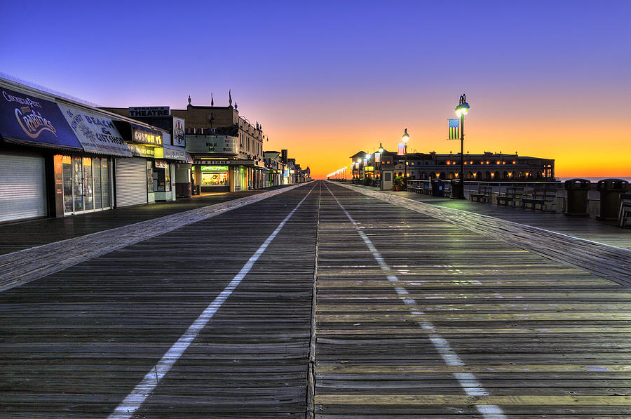 Dawn On The Boardwalk Photograph by Dan Myers