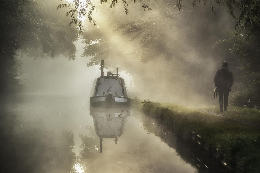 Landscape Photograph - Dawn On The Canal by Mark Passfield