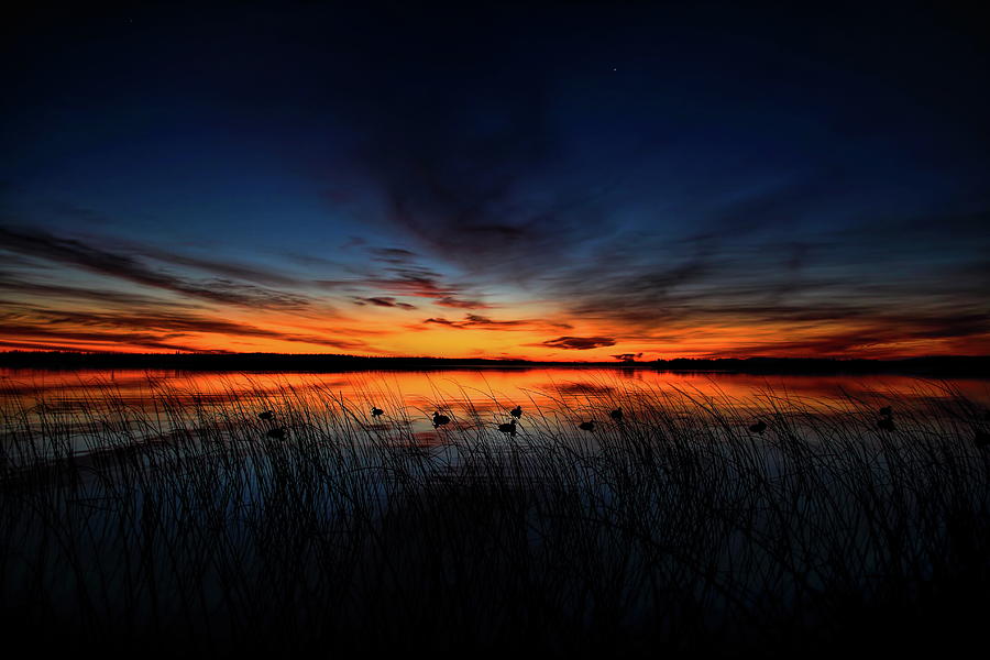 Dawn on Thunder Lake Photograph by Dale Kauzlaric