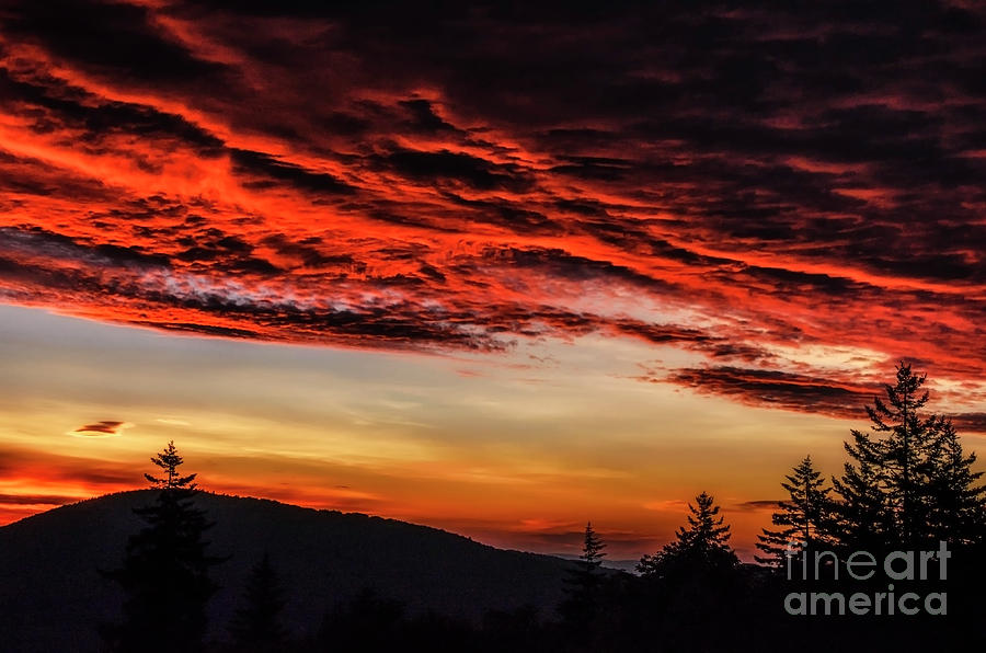 Dawn over Big Spruce Knob Photograph by Thomas R Fletcher
