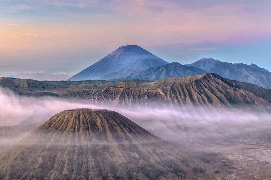 Dawn over Mount Bromo - Java Photograph by Joana Kruse